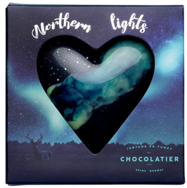 Nordlyshjerte (fylt med Hasselknas)