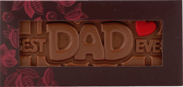 Sjokoladeplate m/Tekst - Best Dad Ever
