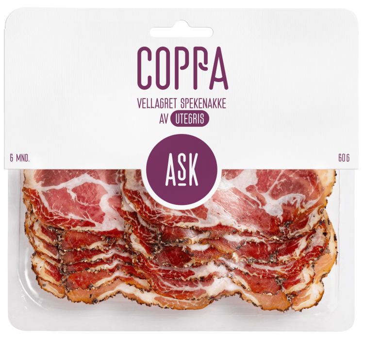 Coppa skivet 60g Ask Gård