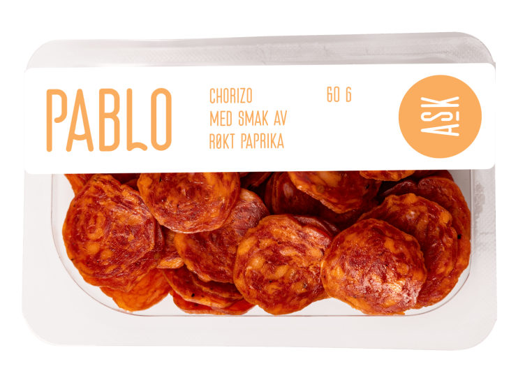 Pablo Chorizo skivet 60g Ask