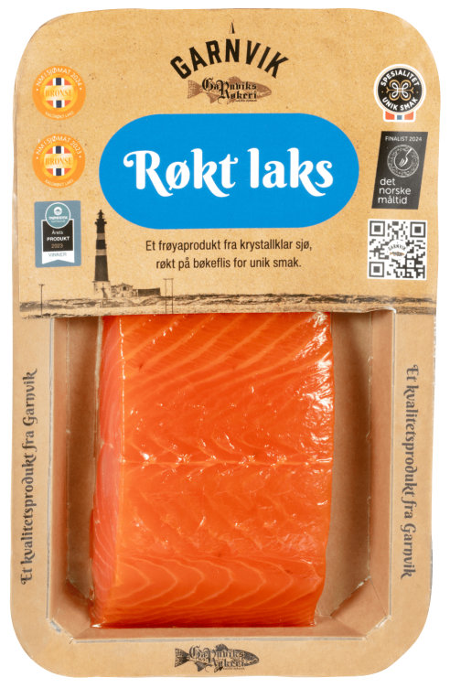 Laks Røkt Bit 200g Garnviks Røkeri