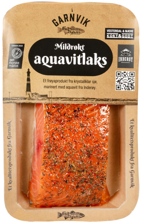 Aquavitlaks Mildrøkt Bit 200g Garnvik