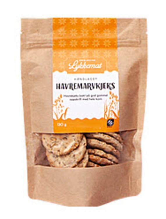 Havremarvkjeks 130g Lykkemat