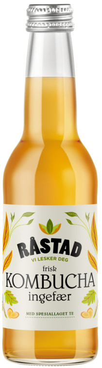 Kombucha Ingefær 0,33l flaske Råstad