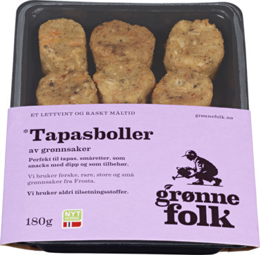 Tapasboller av Grønnsaker GRØNNE FOLK