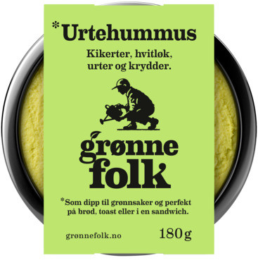 Urtehummus 180 g Grønne Folk