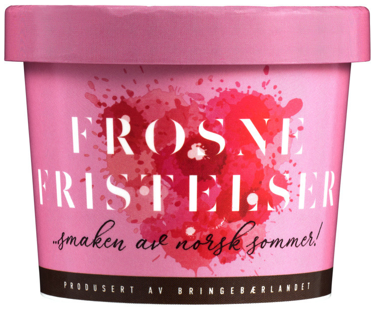 Frosne Fristelser 160g Bringebærlandet