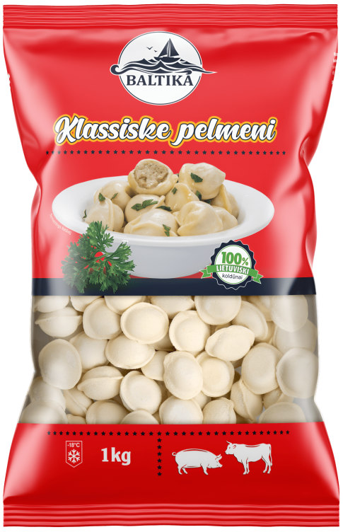 Pelmeni Klassiske 1kg Baltika