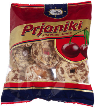 Prjaniki med Kirsebær Smak 400g