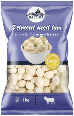 Pelmeni med Lam 1kg Baltika