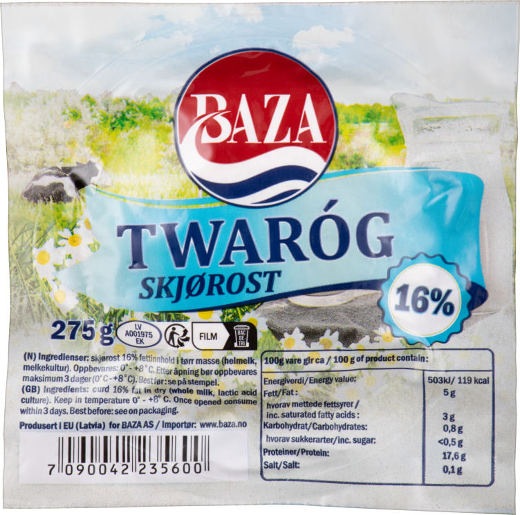 Ostemasse 16% 275g Baza