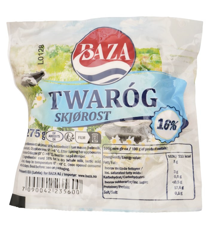 Ostemasse 16% 275g Baza