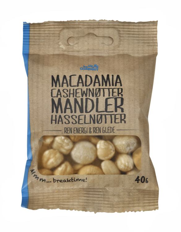 Nøttemix Blå 40g The Nuts Company