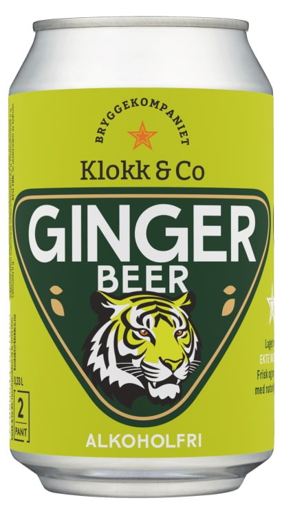 Ginger Beer 0,33l boks Klokk&Co