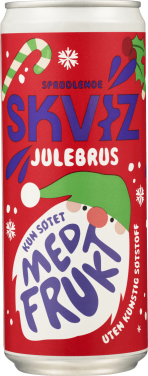 Skviz Julebrus 0,33l boks Klokk&Co