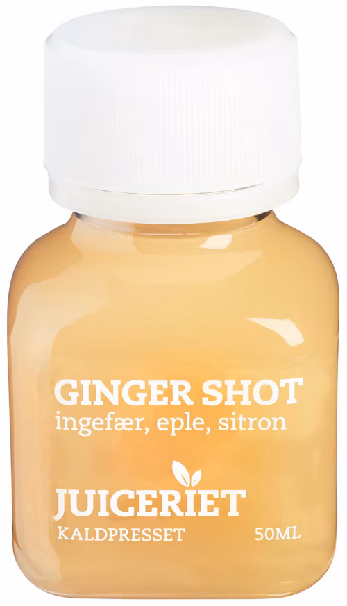 Ginger Shot Ingefær, Eple & Sitron, 80 ml