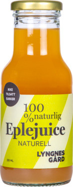 Eplejuice Naturell 750ml Lyngnes Gård