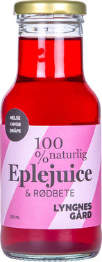 Eplejuice Rød 250ml Lyngnes Gård