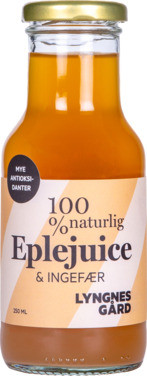 Lyngnes Eplejuice & Ingefær 250ml Lyngnes Gård