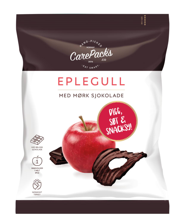 Eplegull Sjokolade 40g Carepacks