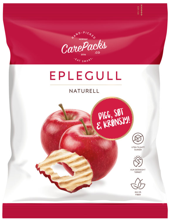 Eplegull Naturell 25g Carepacks