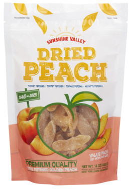 Tørket Fersken 400g Sunshine Valley