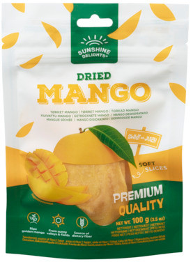 Tørket Mango 100g Sunshine Delights