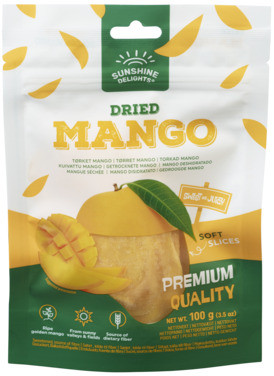 Tørket Mango 100g Sunshine Delights