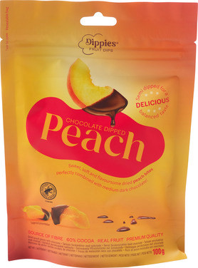 Chocolate Peach 100g Dippies
