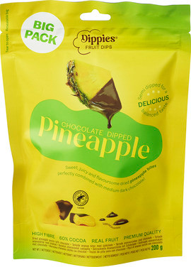 Ananas Sjokolade Dippies 200g