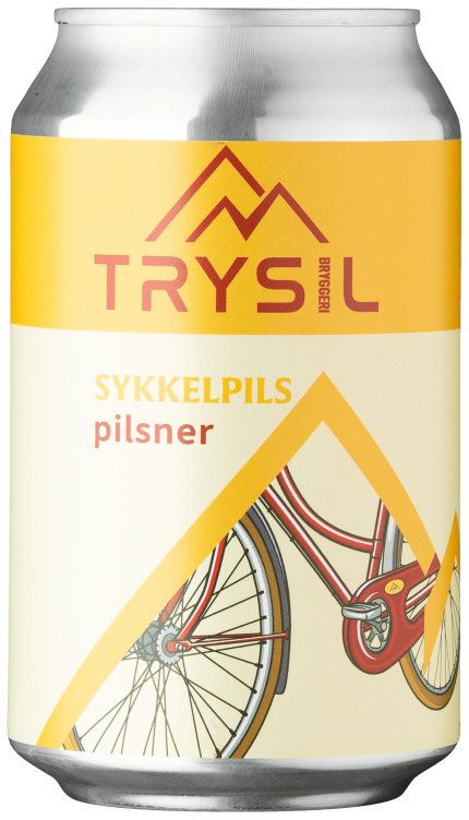 Sykkelpils 0,33l boks Trysil Bryggeri