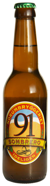 Sombrero Lys Lager 0,33l flaske Norumbryggeriet