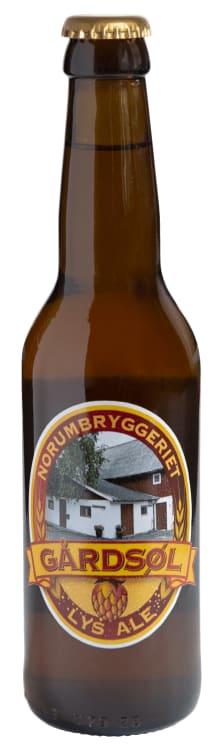 Gårdsøl Lys Ale 0,33l flaske Norumbryggeriet