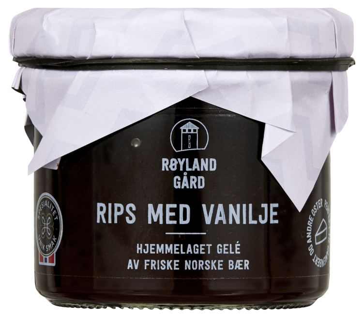 Ripsgele m/Vanilje 125g Røyland