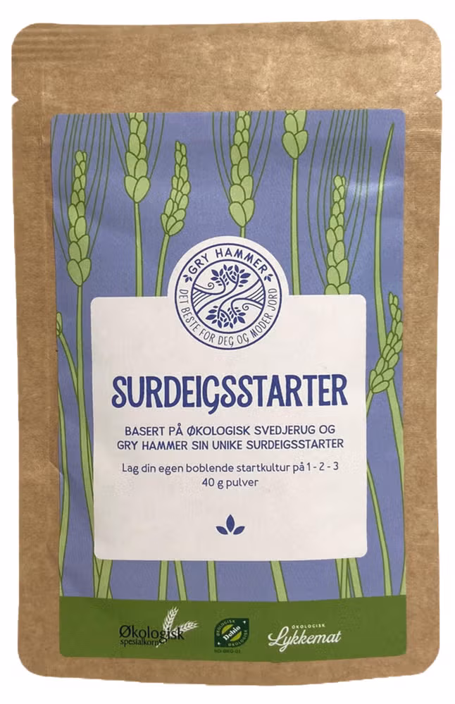 Økologisk surdeigsstarter 40g, 1 stk