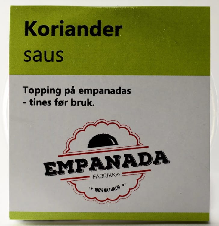 Koriandersaus 50g Empanadafabrikk