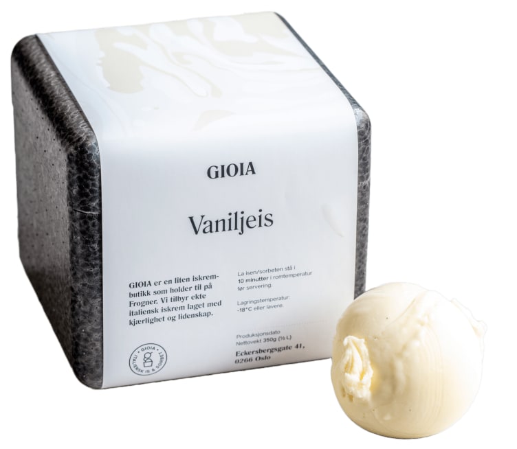 Vaniljeis 0,5l Gioia