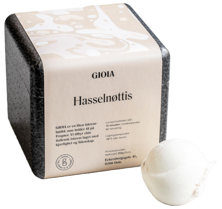 Hasselnøttis 0,5l Gioia