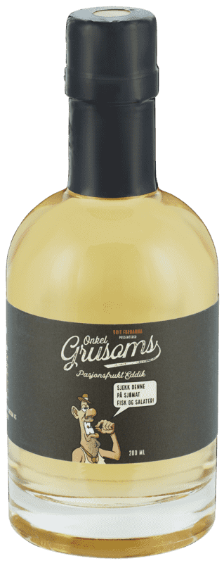 Onkel Grusoms Eddik Pasjonsfrukt 200ml