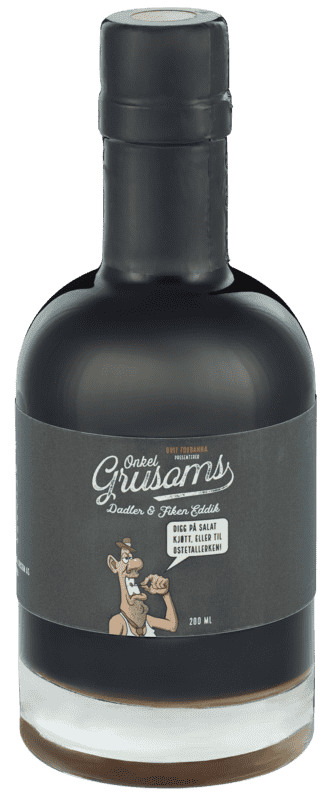 Onkel Grusoms Eddik Dadler & Fiken 200ml