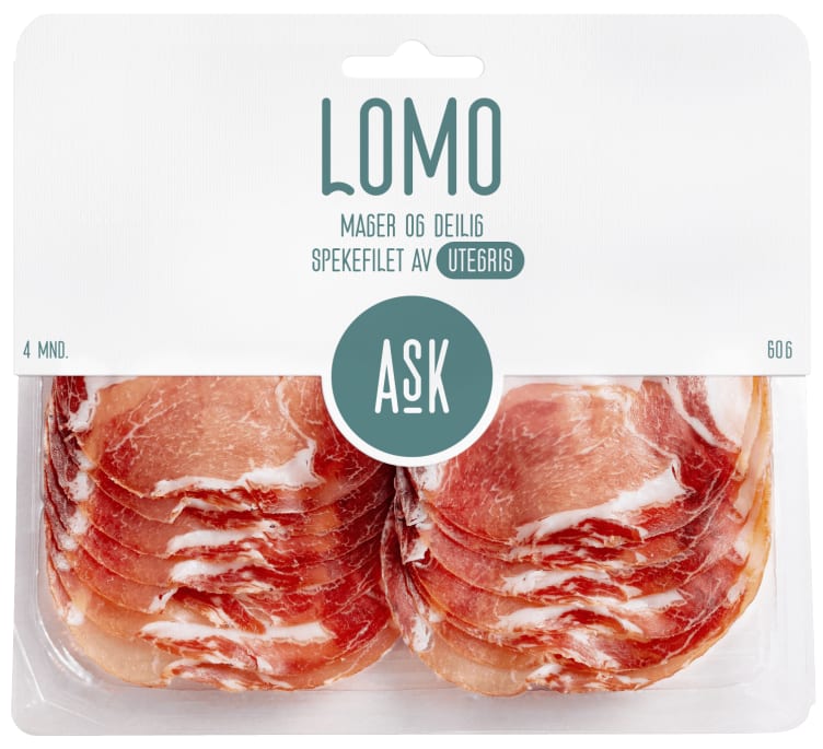 Lomo skivet 60g Ask Gård