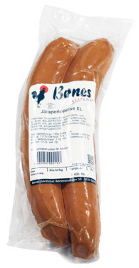 Jalapeñopølse Xl 400g Bønes Gårdsmat