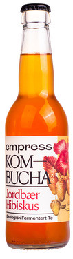 Empress Jordbær Hibiskus Kombucha 330ml