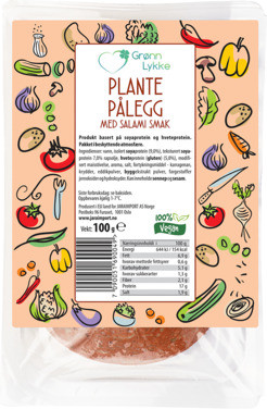 Plante Pålegg med Salami Smak