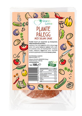 Plante Pålegg med Salami Smak