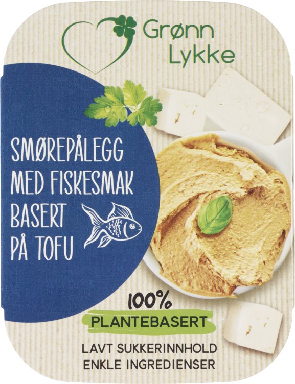Smørepålegg Fiskesmak 125g Grønn Lykke