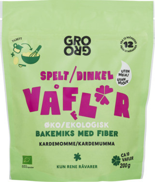 Vafler med Spelt og Kardemomme