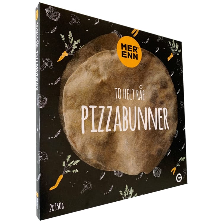 Pizzabunn 2stk 300g Mer Enn