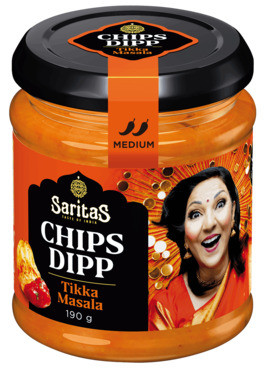 Tikka Masala Chips Dipp 180g Saritas