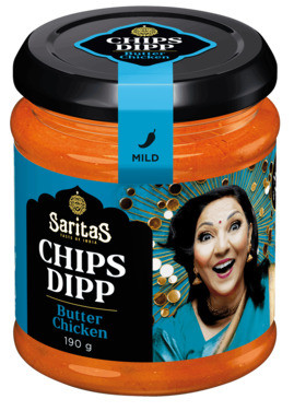 Butter Chicken Chips Dipp 180g Saritas